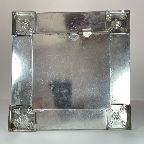 Mexican talavera tile tin frame - Picture 2 of 10